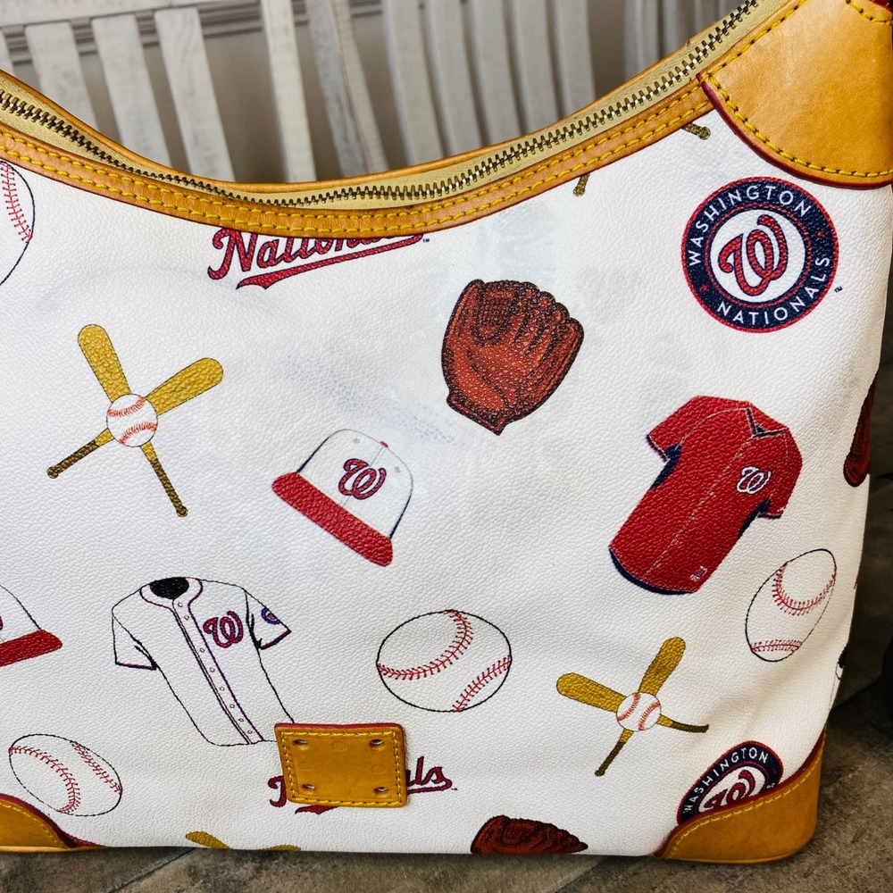 Dooney & Bourke Major League Baseball Washington Nationals Satchel Bag *detail - Picture 5 of 12